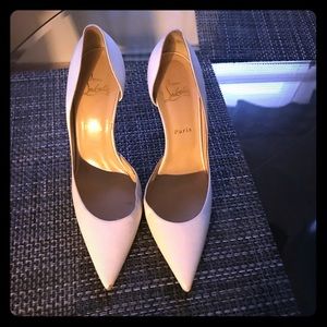 White Christian Louboutins